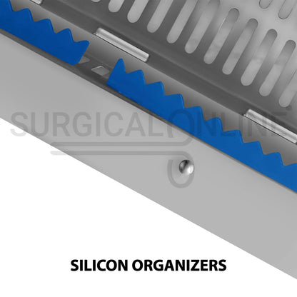 20 Instrument Sterilization Cassette Tray 11″ × 7″