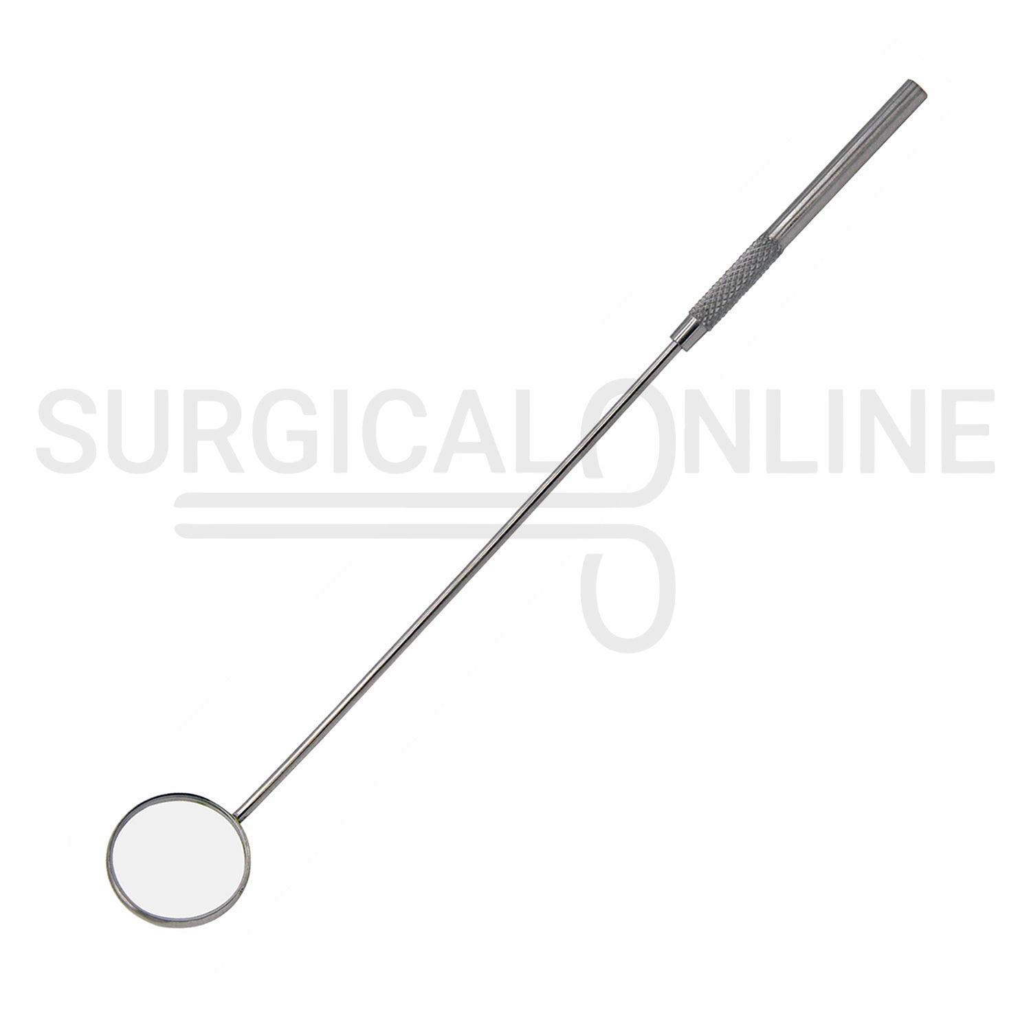 Laryngeal Mirror #6 26mm Angled Mirror With Grip Handle 8"