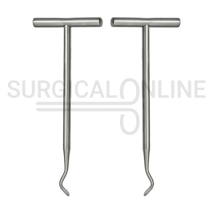 2 Pcs Potts Elevator #6X Left & #7X Right 6″ T-Bar Handle Set