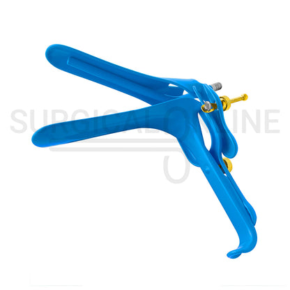 LLETZ LEEP Pederson Vaginal Speculum Blue Coated Large