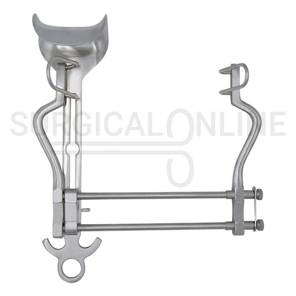 3 Pcs Balfour Abdominal Retractor 4.00" 7.00" & 10.00" Spread Set