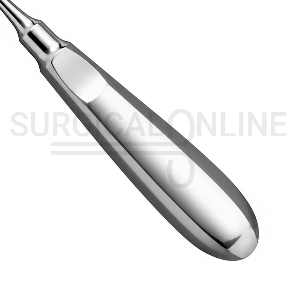 Dental Elevator #3 Slightly Curved Sharp Tip 6″ Standard Handle