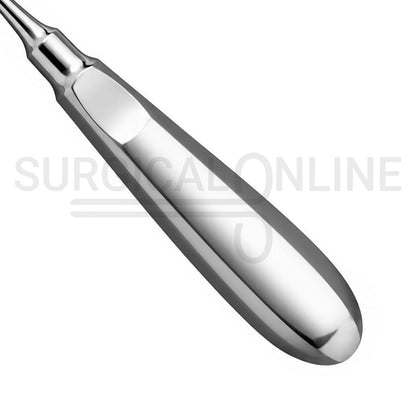 Dental Elevator #3 Slightly Curved Sharp Tip 6″ Standard Handle