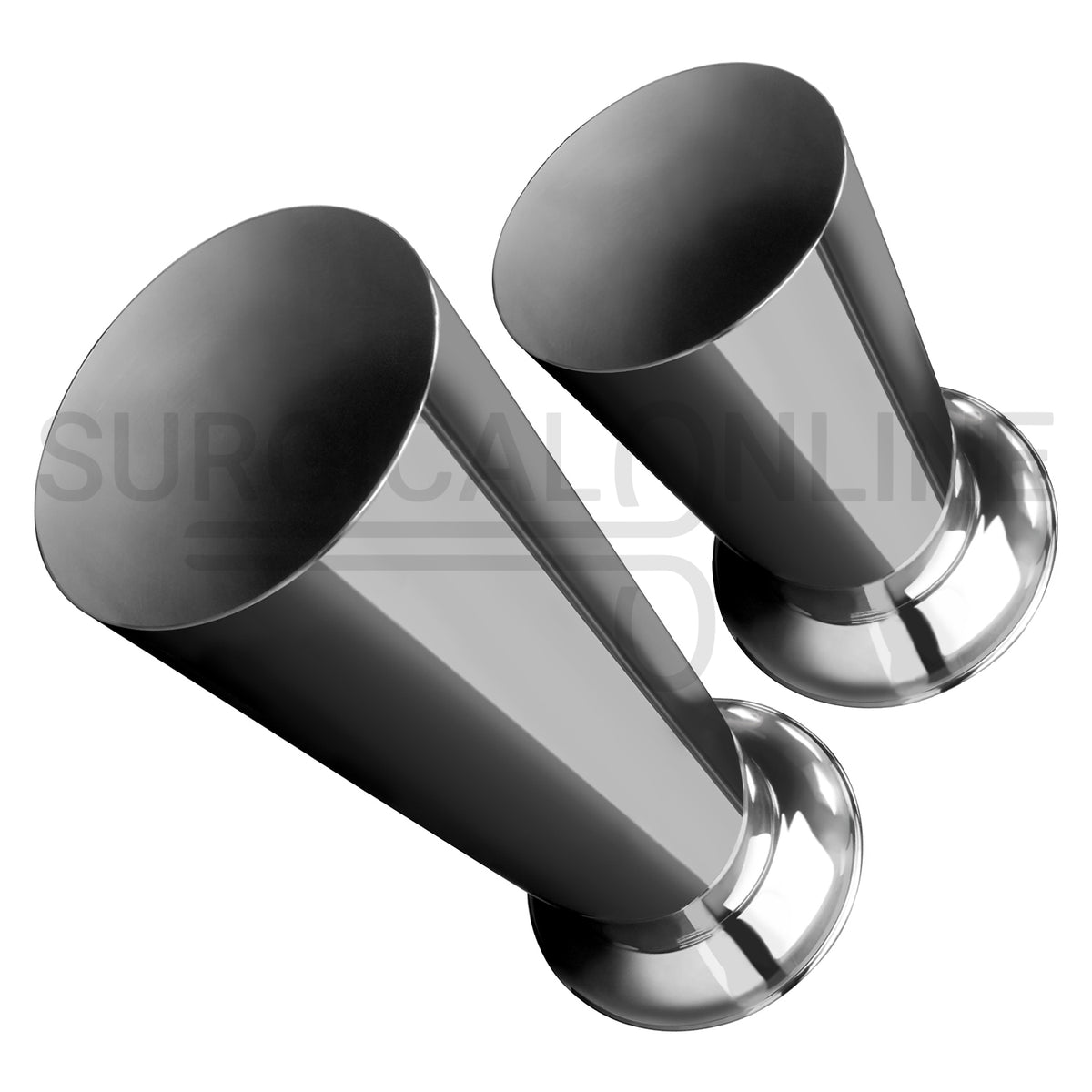 2 Pcs Forceps Jar 4″ × 5″ & 4″ × 8″ Holloware Instrument Holder Set