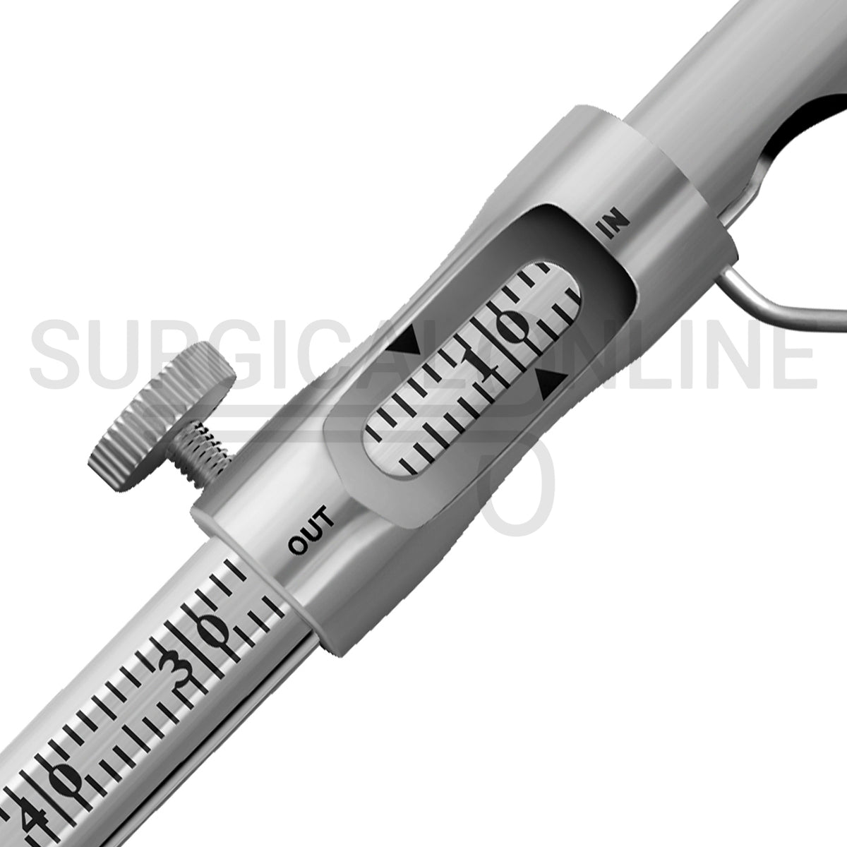 Krekeler Sliding Caliper Round Gauge 5″ 0–80mm Curved