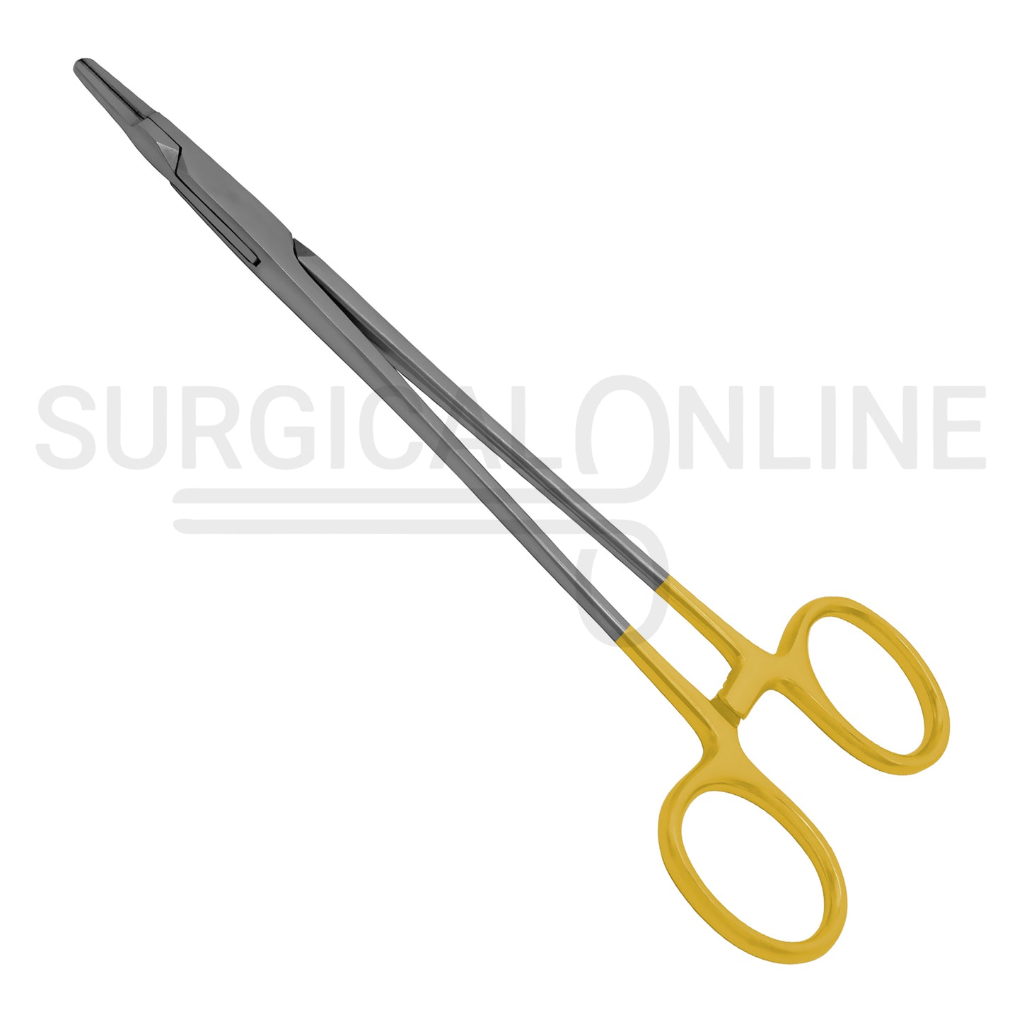 TC Ryder Needle Holder 9″ Serrated Jaws With Gold-Plated Handles