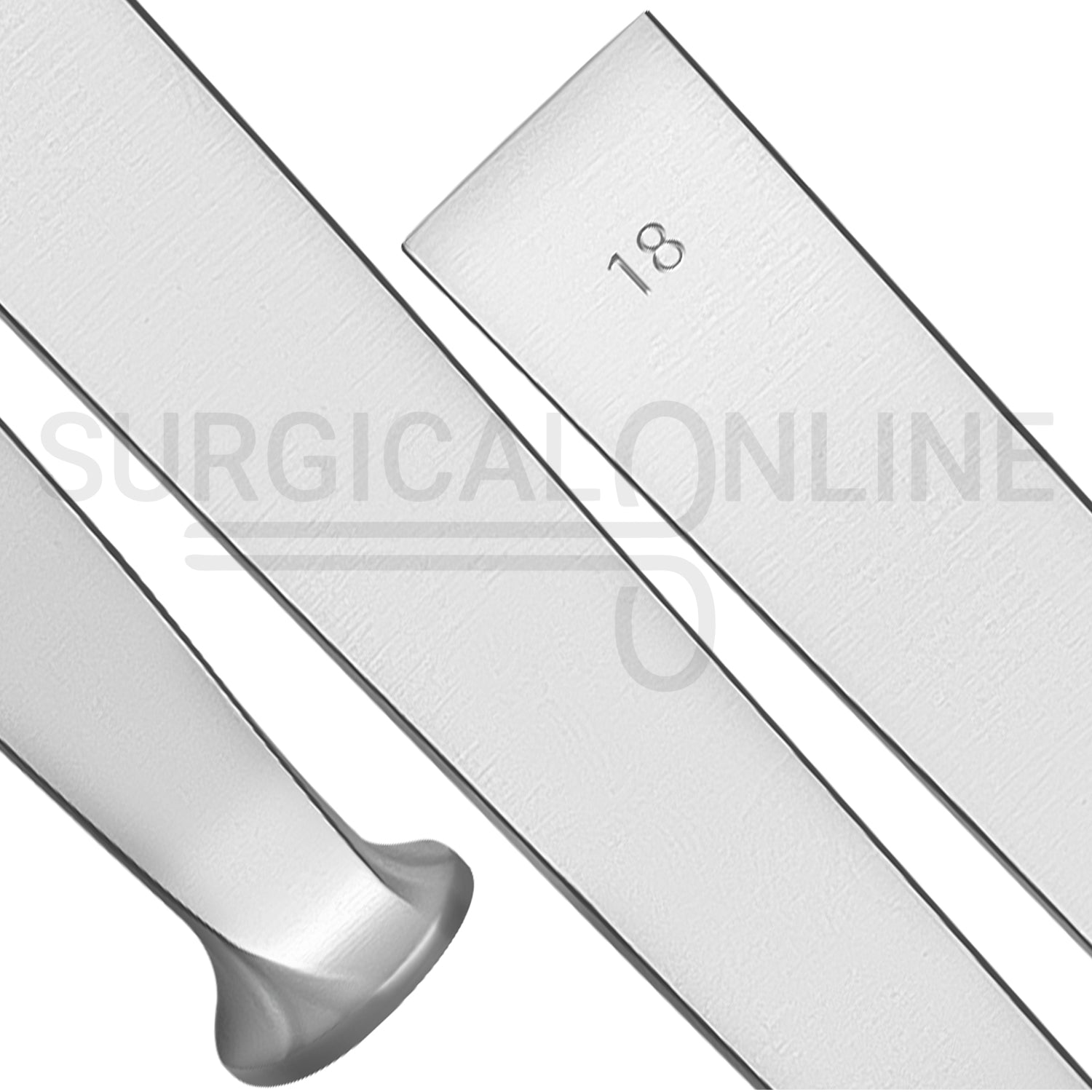 7 Pcs US Army Pattern Osteotome Straight 6mm – 18mm Set