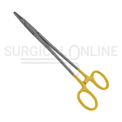 TC Ryder Needle Holder 5″ Serrated Jaws With Gold-Plated Handles