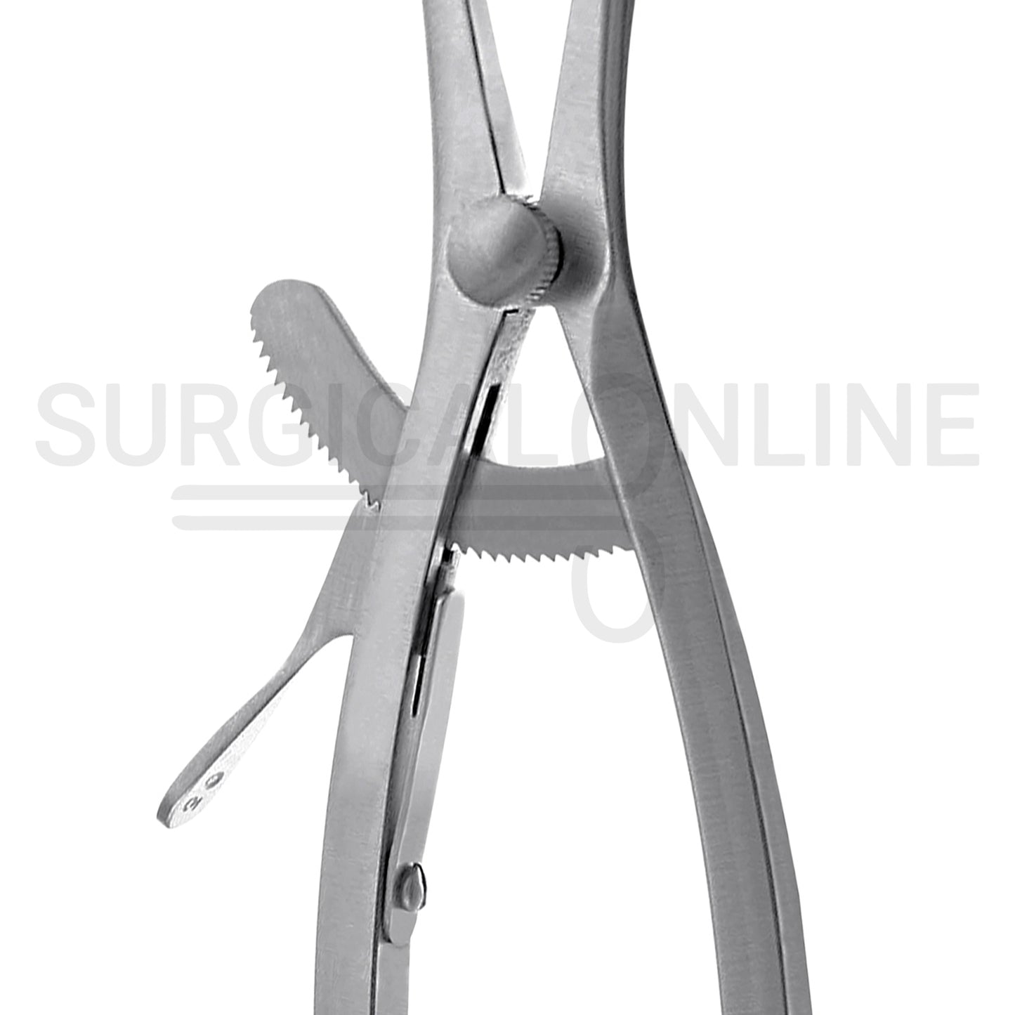 Denhart Mouth Gag 5.5″ With Serrated Curved Blades & Grip Lock