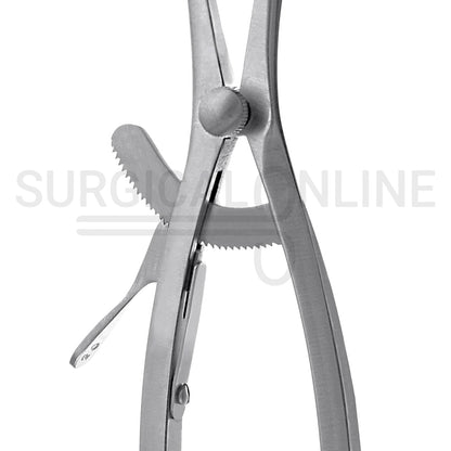Denhart Mouth Gag 5.5″ With Serrated Curved Blades & Grip Lock