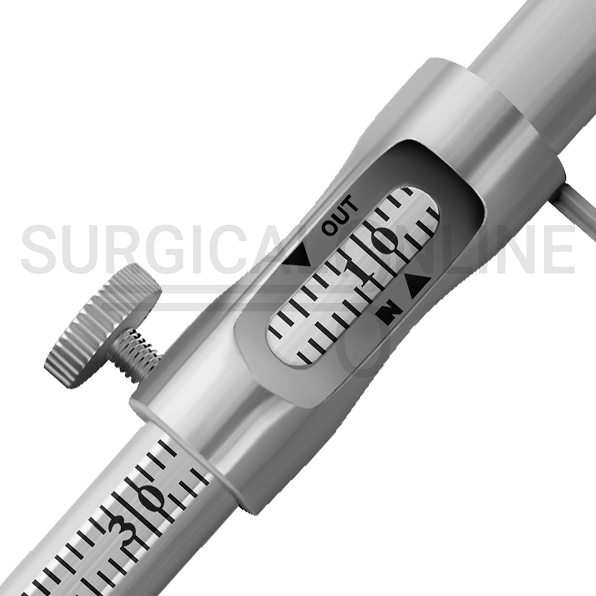 Krekeler Sliding Caliper Round Gauge 5″ 0–80mm Straight