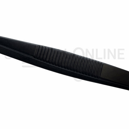 Splinter Forceps Black 4.50" Fine Point Serrated Tips