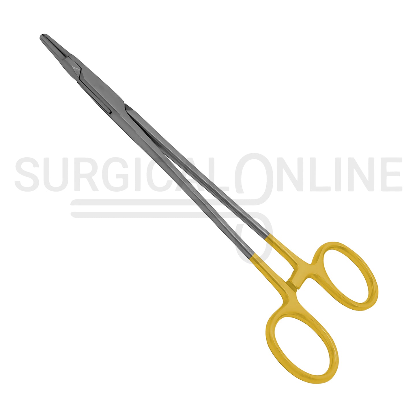 TC Ryder Needle Holder 6″ Serrated Jaws With Gold-Plated Handles