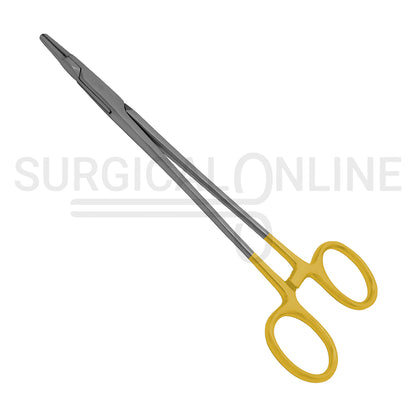 TC Ryder Needle Holder 6″ Serrated Jaws With Gold-Plated Handles