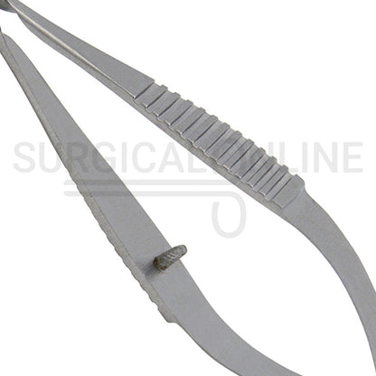 Micro Vannas Scissors Spring Handle 3″ Straight Sharp Blades