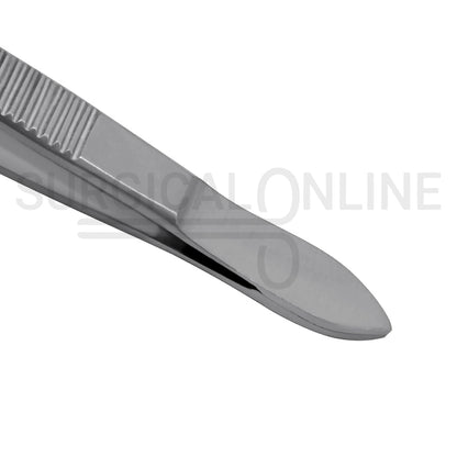 Graefe Iris Forceps Full Curved. 1/2 Teeth 3.00"