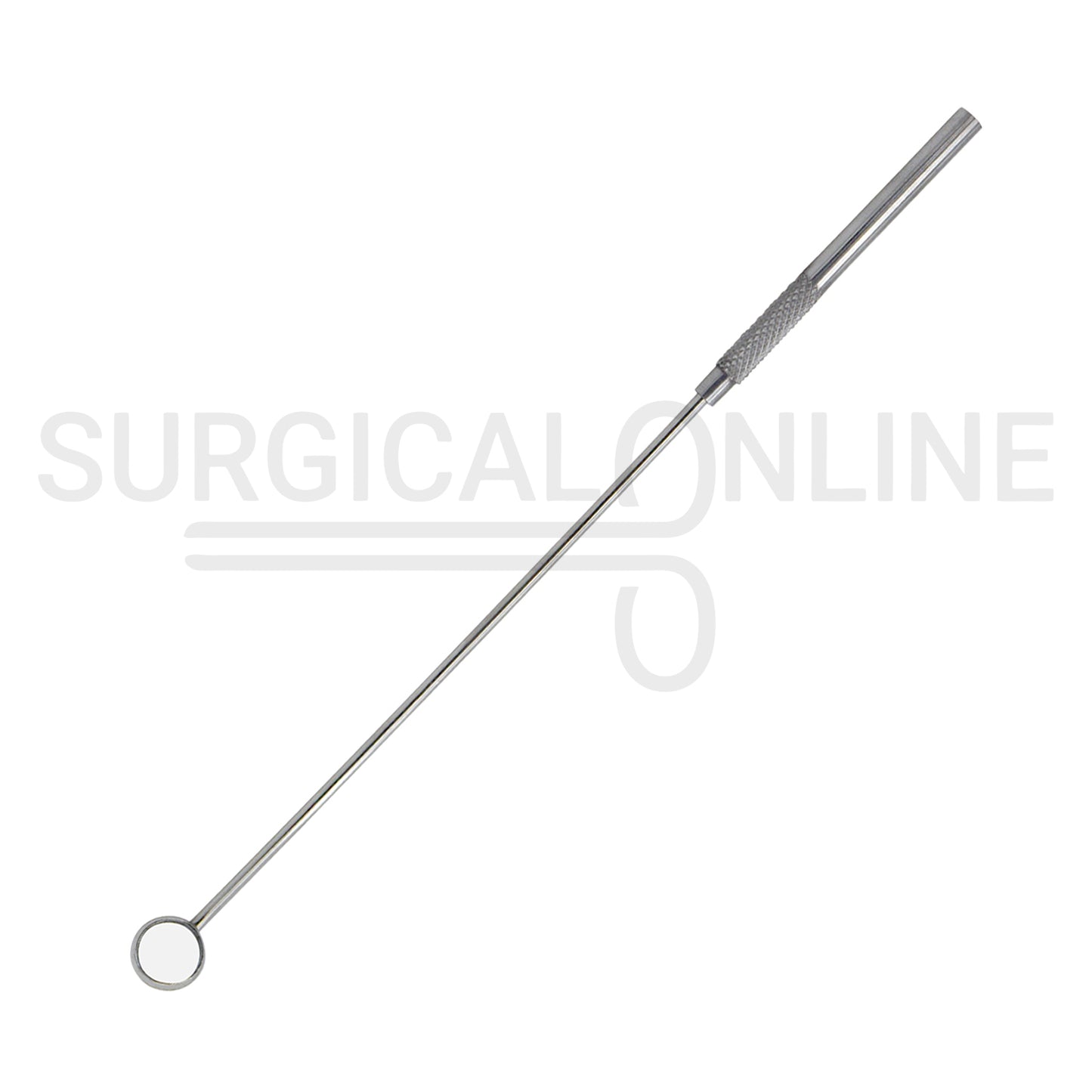 Laryngeal Mirror #00 12mm Angled Mirror With Grip Handle 7.7"