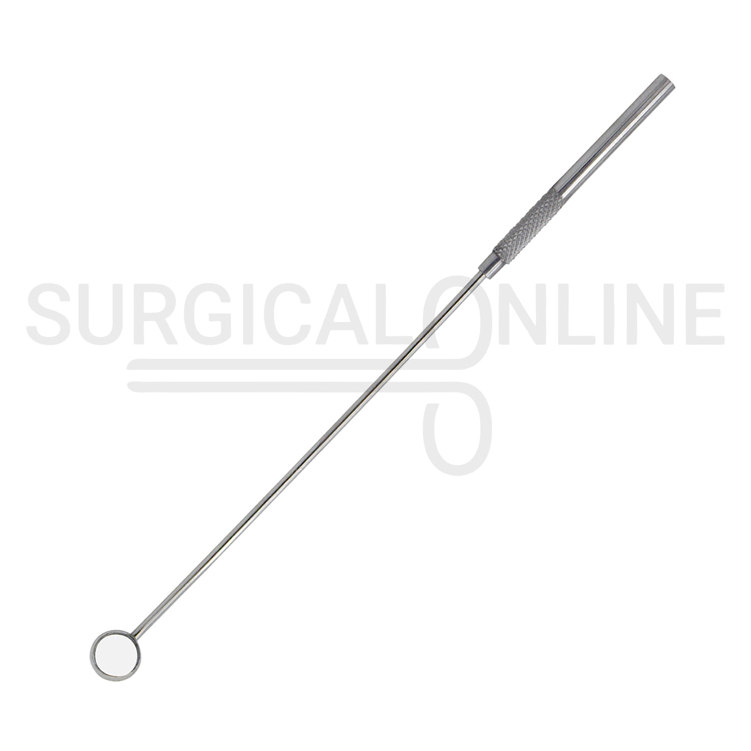 Laryngeal Mirror #00 12mm Angled Mirror With Grip Handle 7.7"