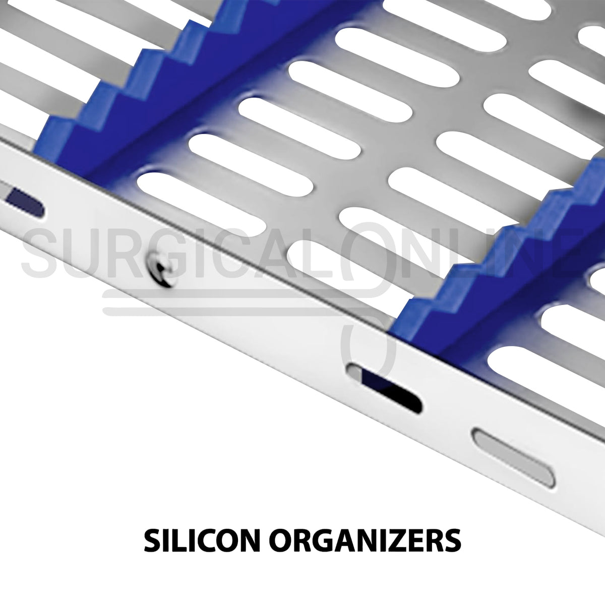 10 Instrument Sterilization Cassette Tray 7″ × 5″
