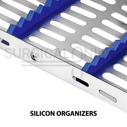 10 Instrument Sterilization Cassette Tray 7″ × 5″