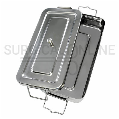 Instruments Sterilization Box 8.5″ × 20″ × 4″ With Lid