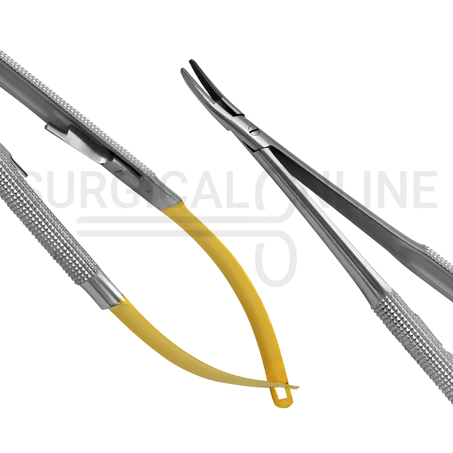 TC Castroviejo Needle Holder 5.5″ Curved With Lock