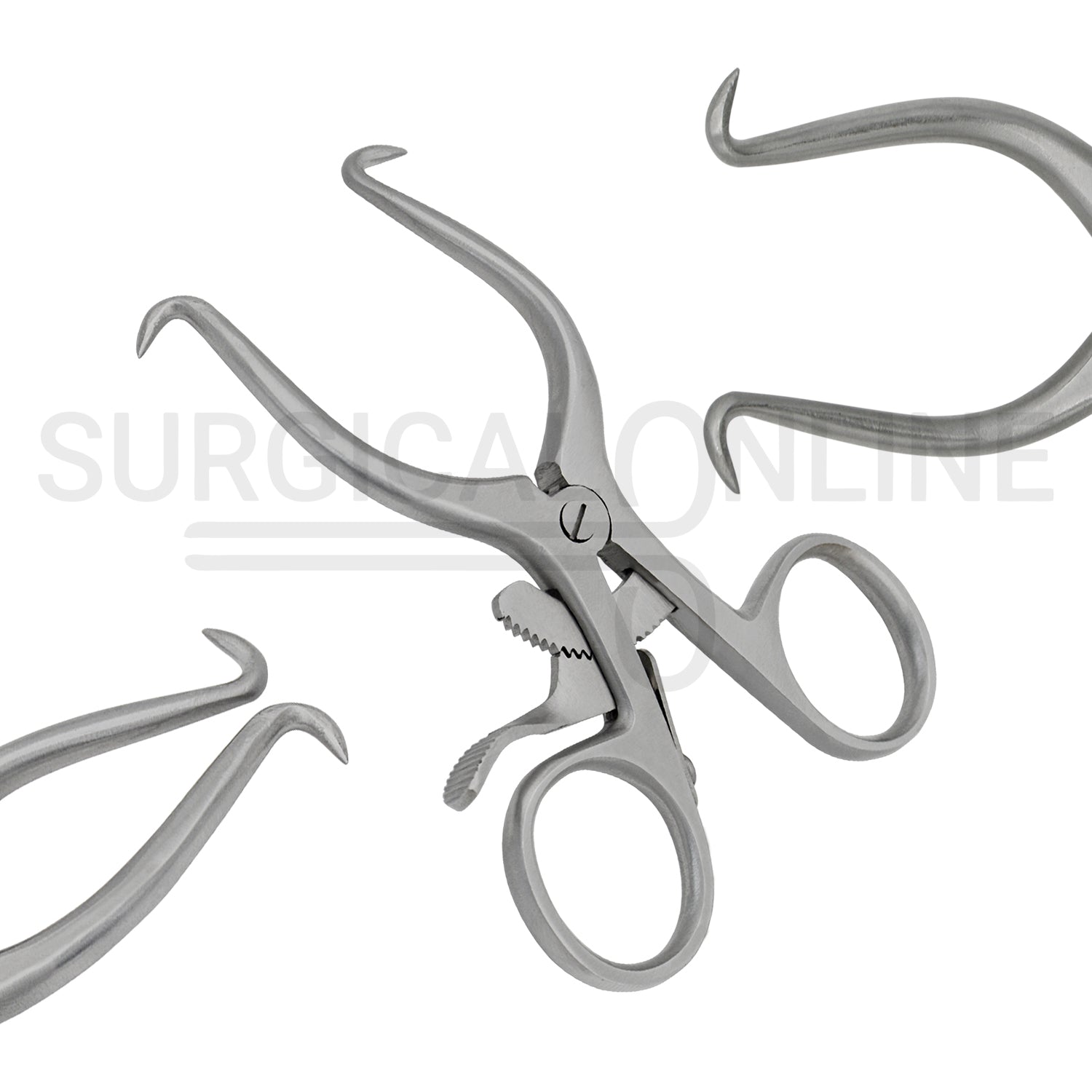 Pediatric Gelpi Retractor With Grip Lock 3.50"