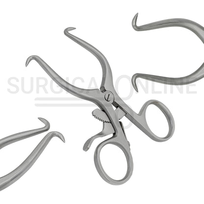 Pediatric Gelpi Retractor With Grip Lock 3.50"