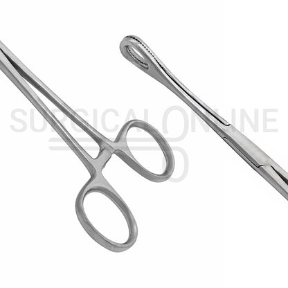 Foerster Sponge Forceps Serrated Straight 7.00"