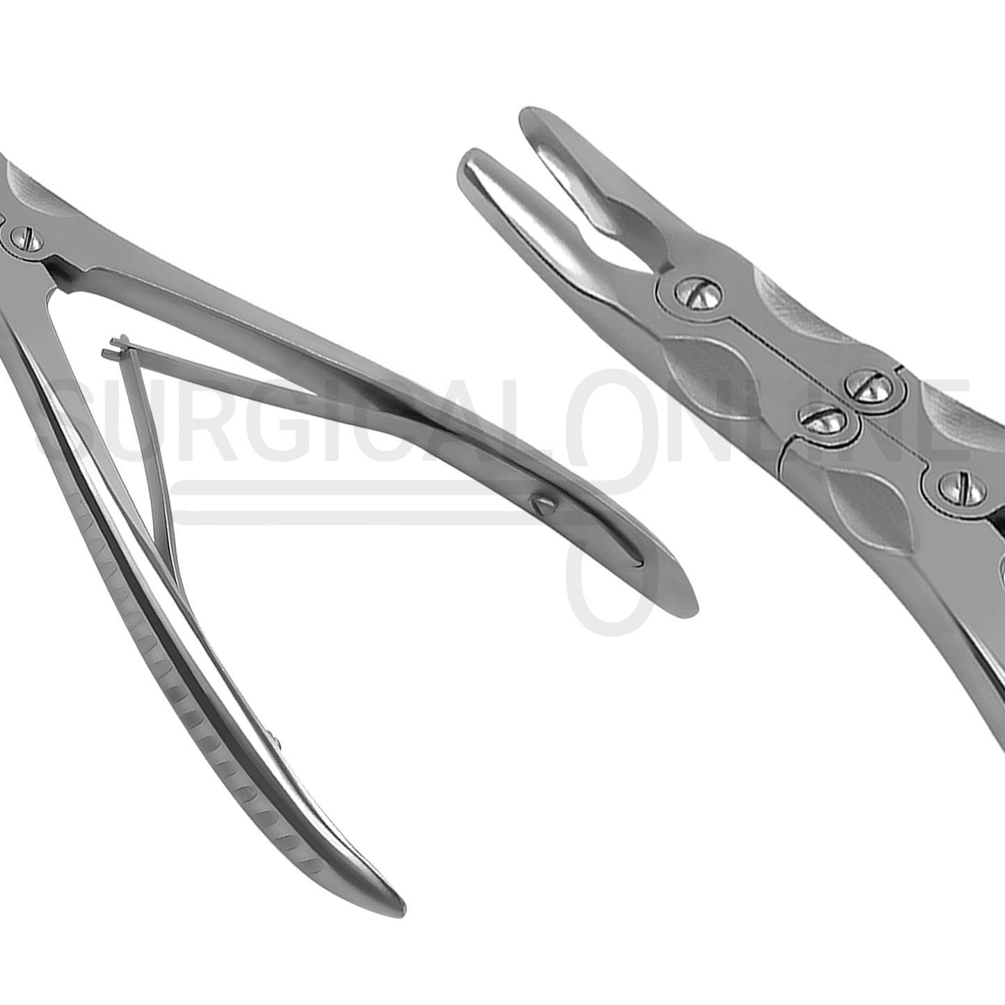 Beyer Bone Rongeur Slight Curved Jaws 3.5mm Wide 7.00″