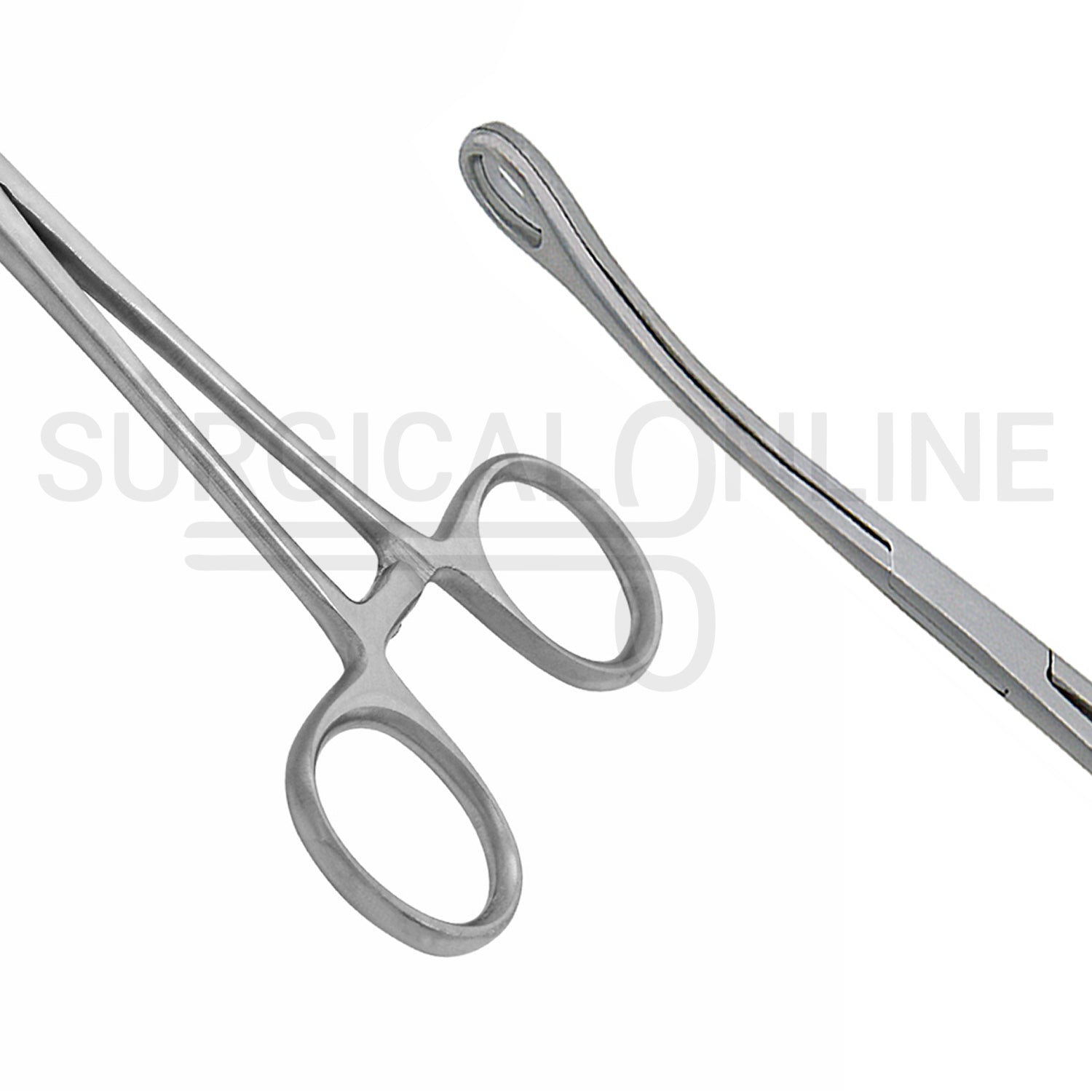Foerster Sponge Forceps Smooth Curved 9.50"