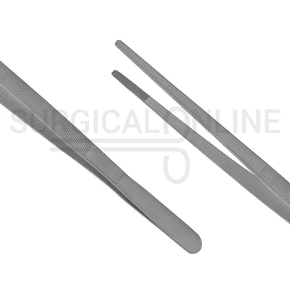 Thumb Dressing Forceps Serrated 10.00"