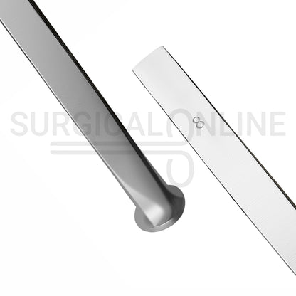 US Army Pattern Osteotome 6.25" Straight 8mm Wide