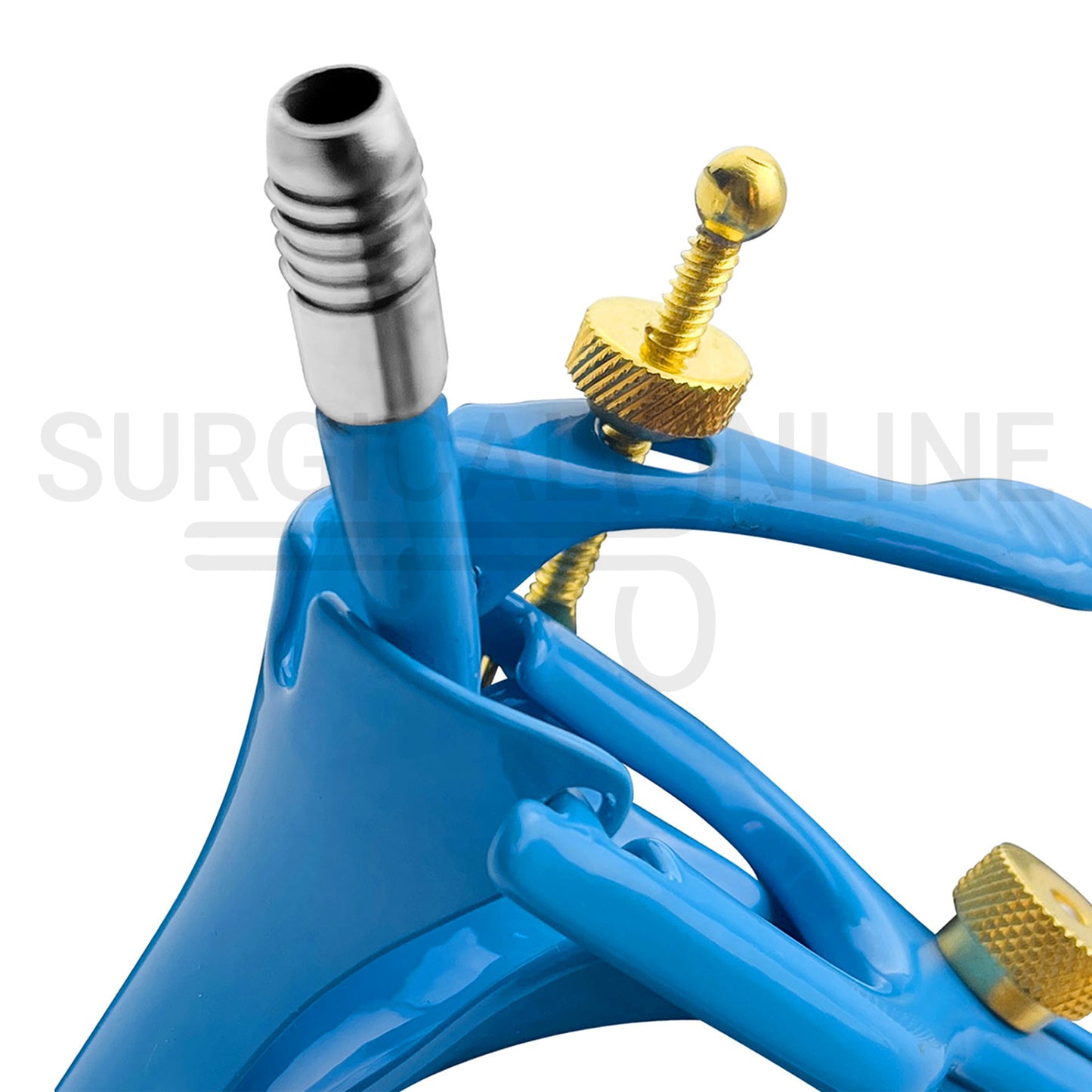 LLETZ LEEP Pederson Vaginal Speculum Blue Coated Medium
