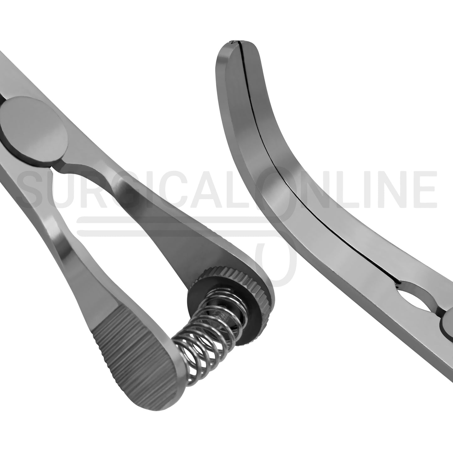 Glover Bulldog Clamp With Spring Adjusting Screw 3.5" Curved 4cm Jaws