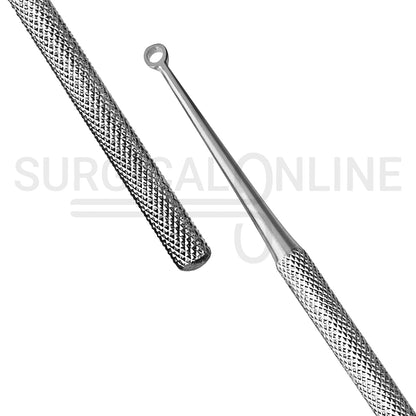 5 Pcs Buck Ear Curette 6.5″ Angled Sharp Blade #00, #0, #1, #2 & #3 Set