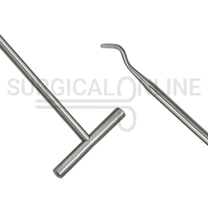 Potts Elevator #7X Right-Angled Tip 6″ T-Bar Handle