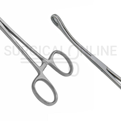 Foerster Sponge Forceps Serrated Curved 7.00"