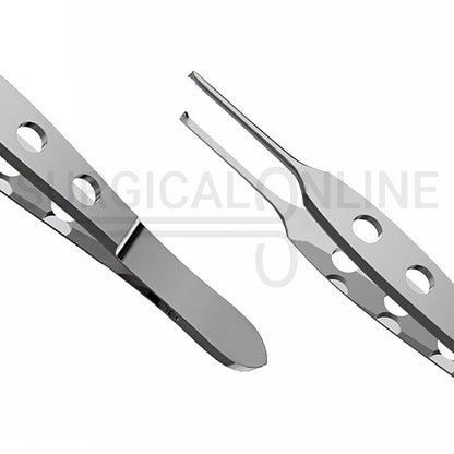 Bishop Harmon Tissue Forceps 1X2 Teeth 3.50" Standard 0.7mm