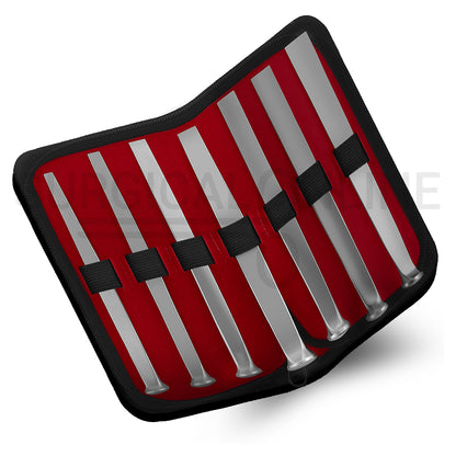 7 Pcs US Army Pattern Osteotome Straight 6mm – 18mm Set