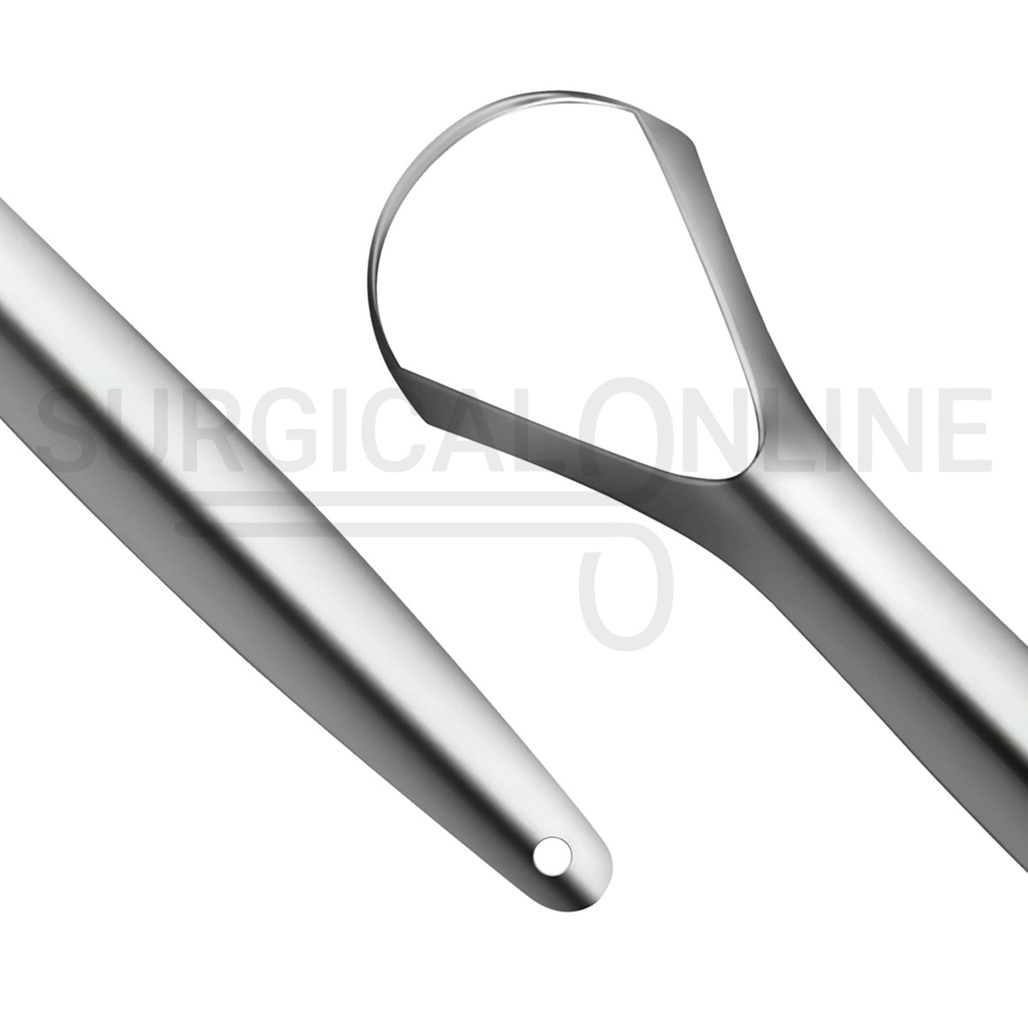 Metal Tongue Scraper 6.00″ Oral Hygiene Cleaner