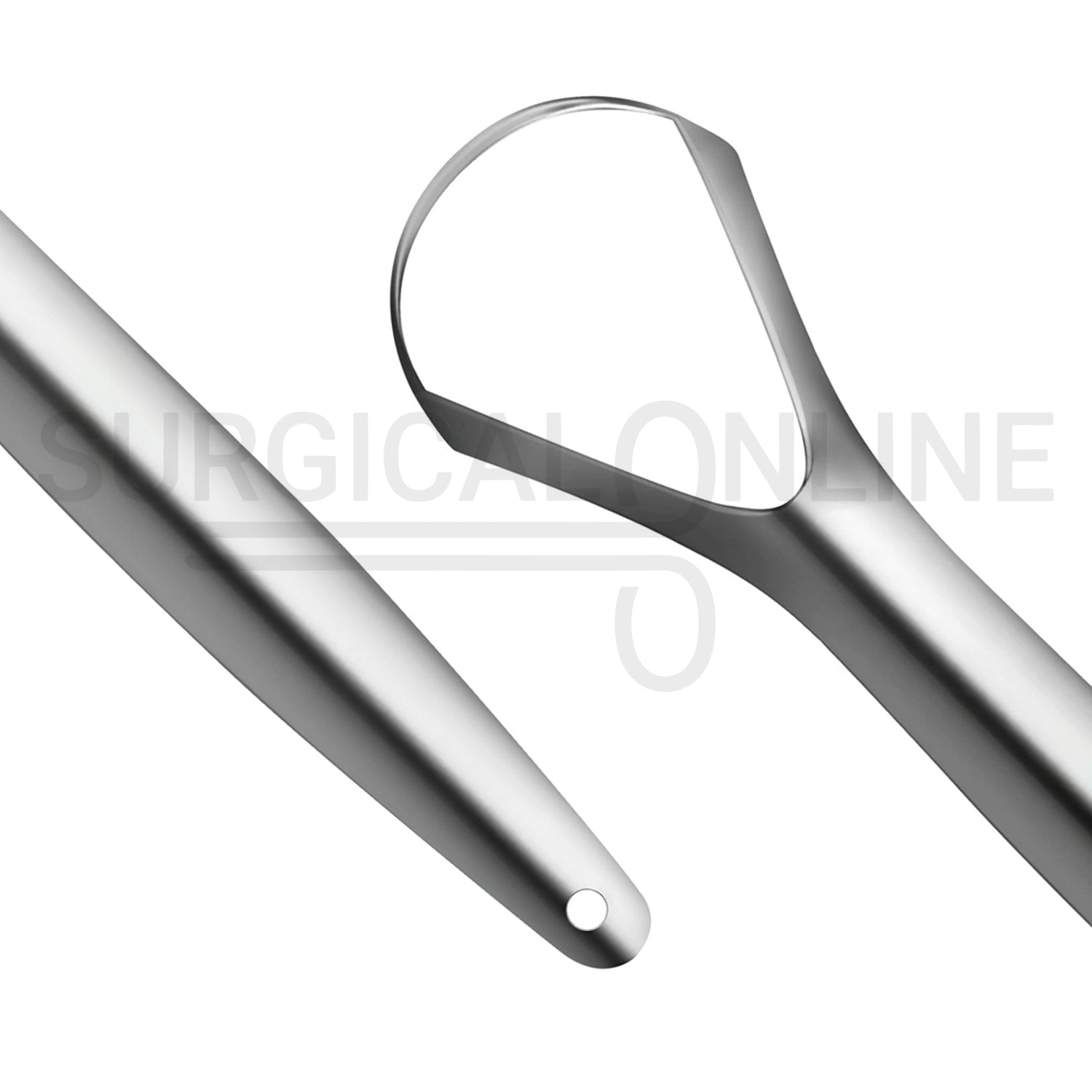 Metal Tongue Scraper 6.00″ Oral Hygiene Cleaner