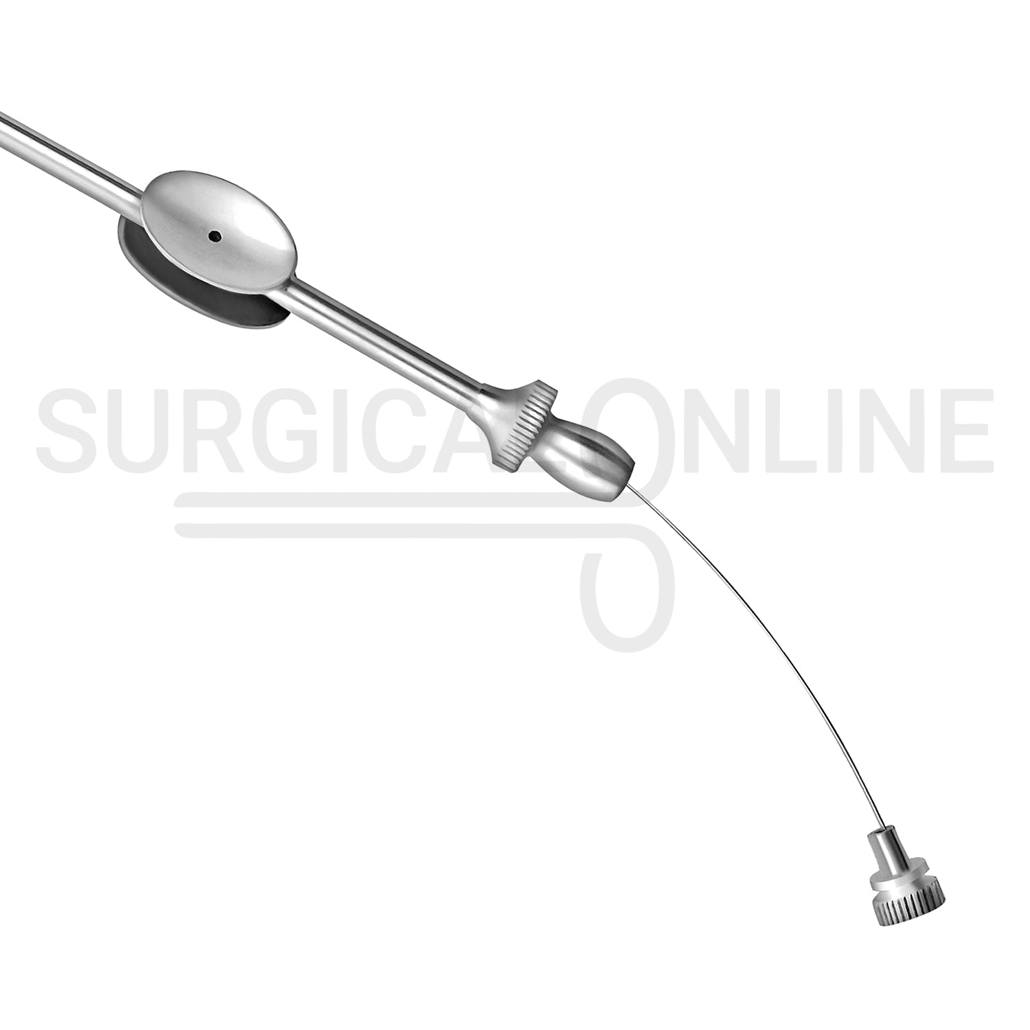 Adson Suction Tube 6″ With Finger Valve & Obturator 11 FR (3.6 mm)