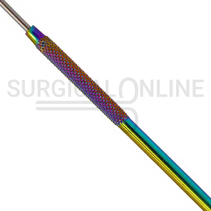 Multi Rainbow Color Dental Mouth Mirror #5 With Handle 6.5″