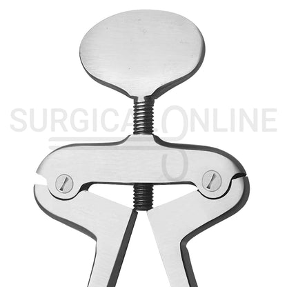 Heister Mouth Gag 5″ Serrated Jaws With Screw-Lock Mechanism