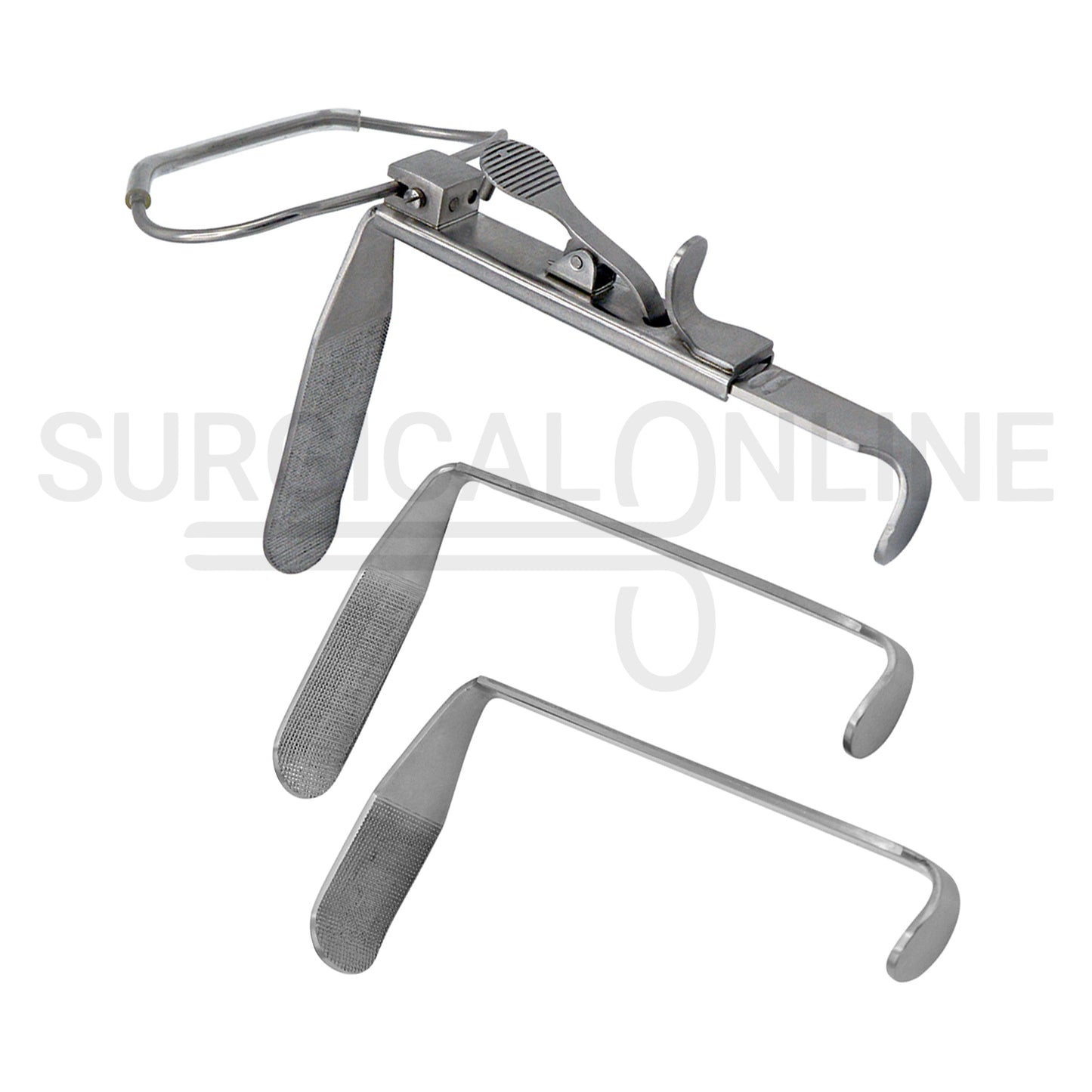 McIvor Mouth Gag Complete Set with 3 Tongue Blades & Frame