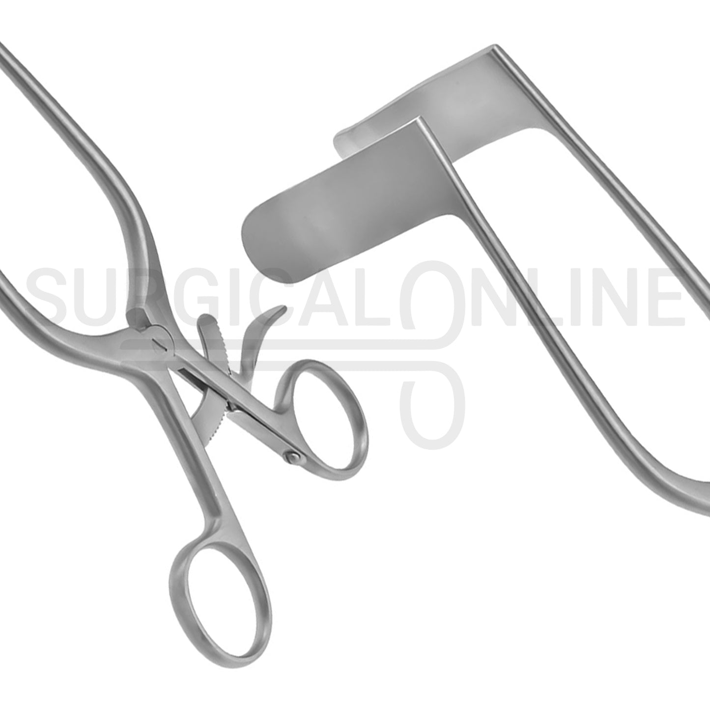 Rigby Vaginal Retractor 7" Long, 7/9" x 2 3/4" Blades With Grip Lock Handle