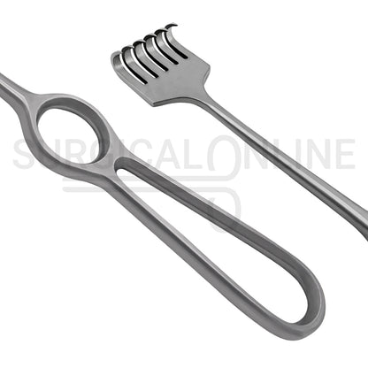 Volkman Retractor 8.50" Sharp 6 Prong
