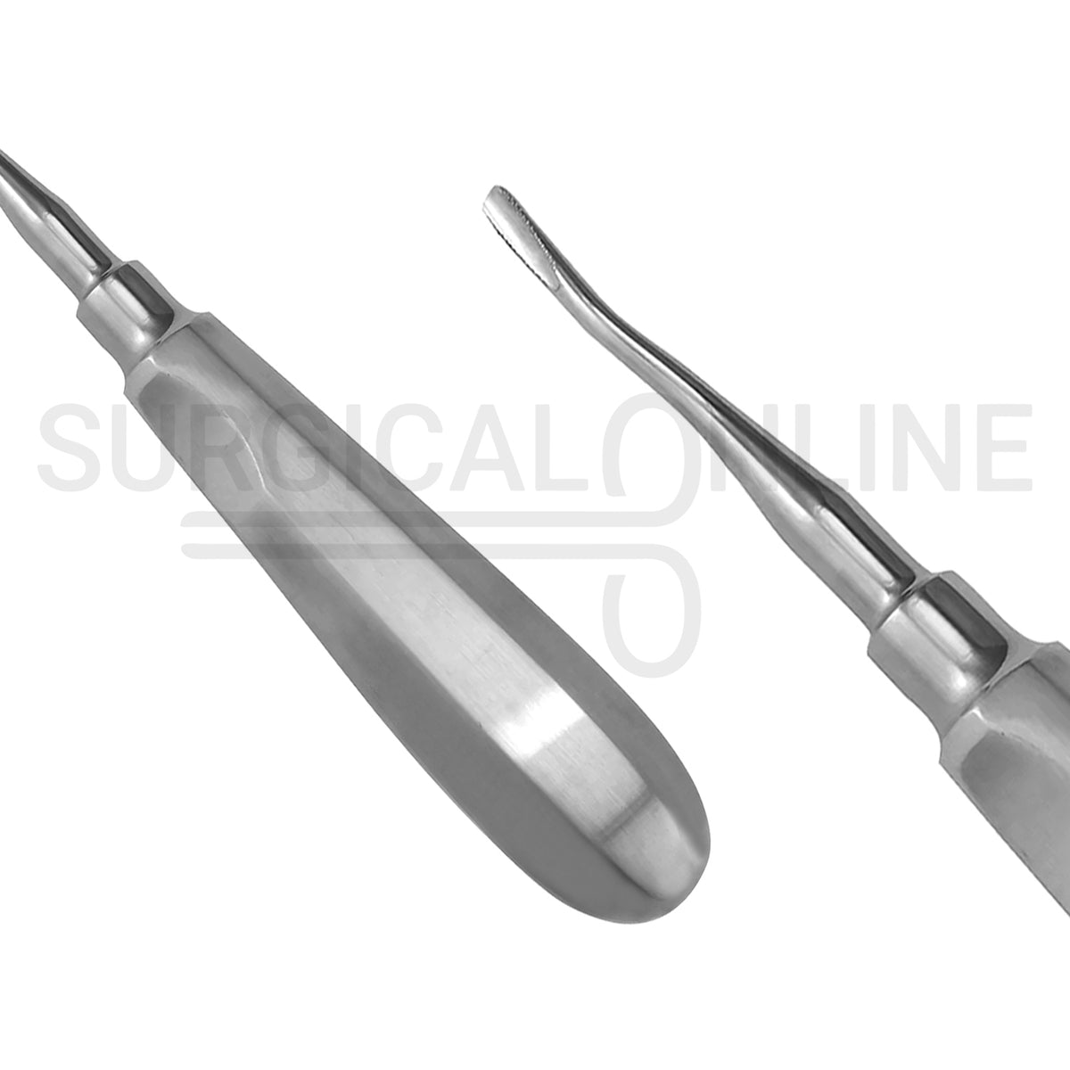 Root Elevator #77R 6″ Serrated Tip End