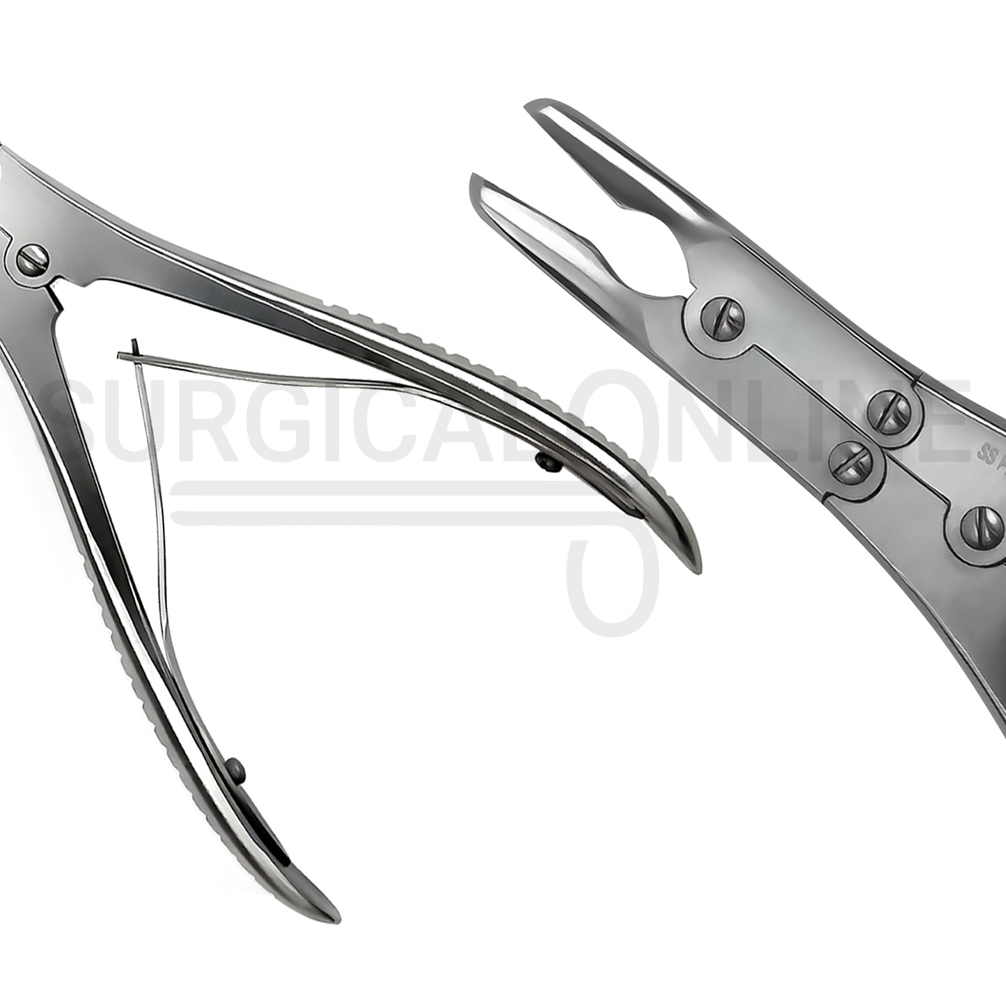 Ruskin Bone Rongeur Curved 7mm Bite 7.25"